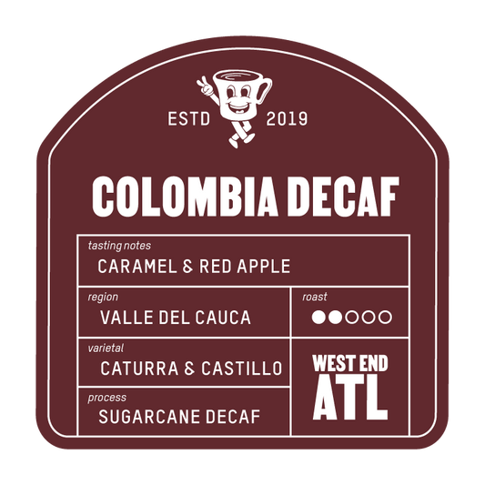 Portrait COLOMBIA SUGARCANE DECAF
